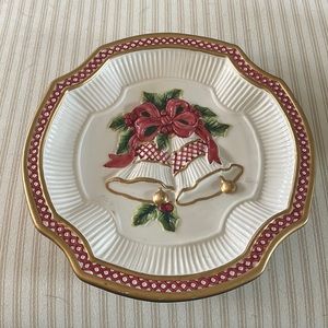 Fitz and Floyd Essentials Christmas Bells Cookie Plate